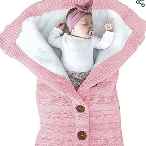 🛍️👗 2 for $25 XMWEALTHY Unisex Infant Swaddle Blankets Soft Thick Fleece Knit
